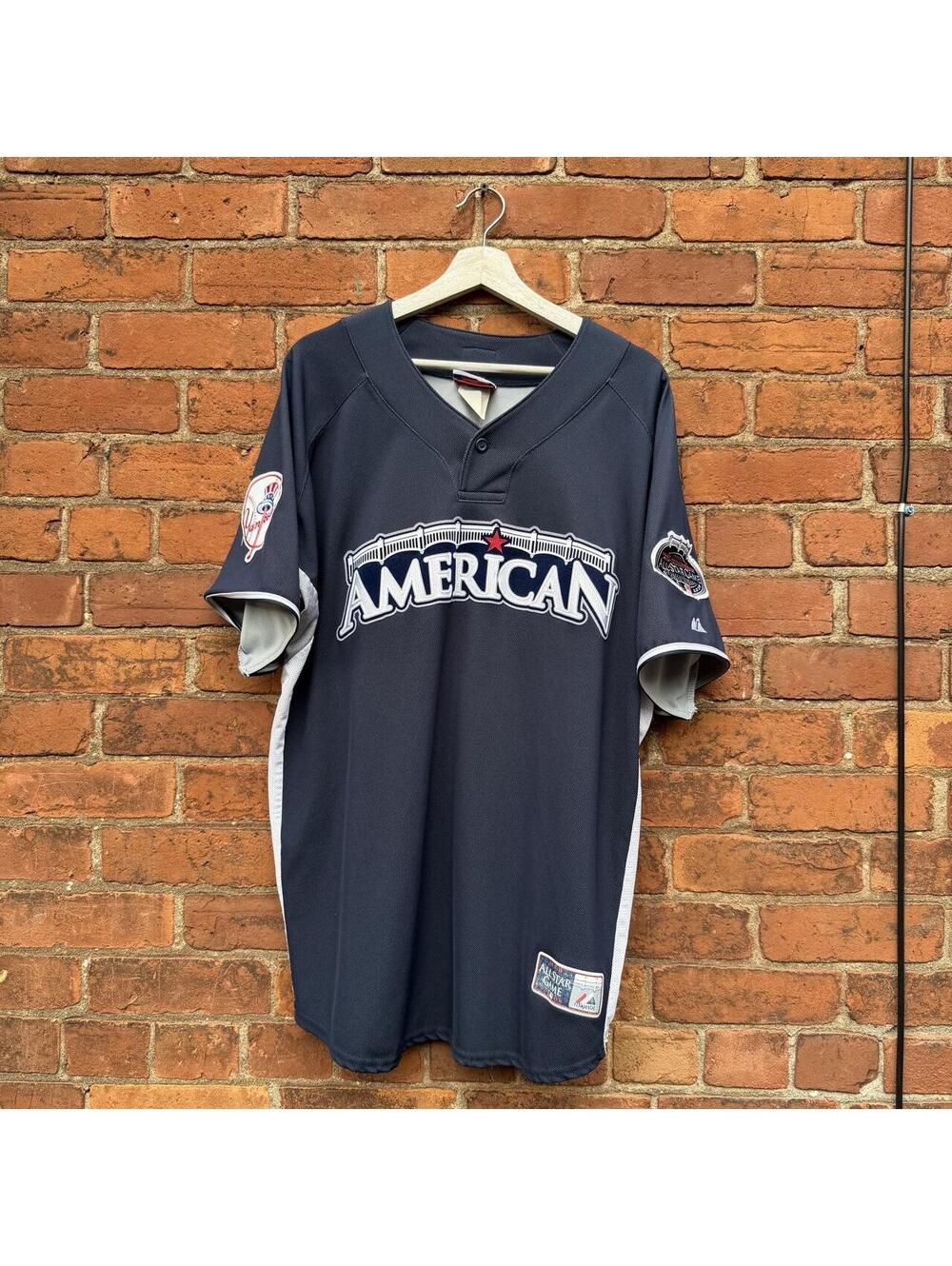 Vintage MLB all star game Yankees Alex Rodriguez authentic majestic jersey 2008